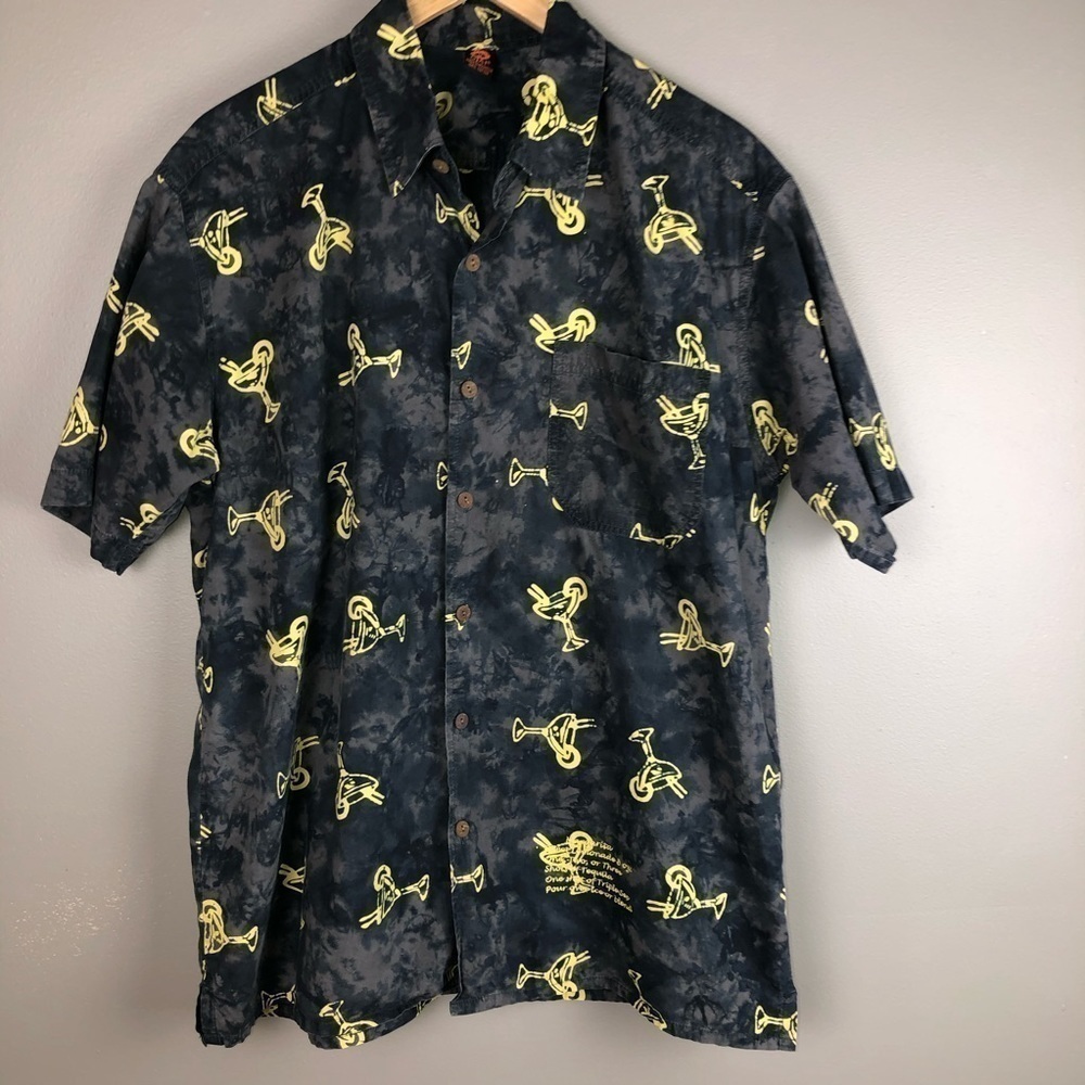 𝅺OKAI‎ Margarita button down shirt size M